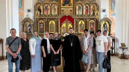 Духовная встреча: сотрудники Дрогичинского центра гигиены посетили храм преподобной Евфросинии Полоцкой